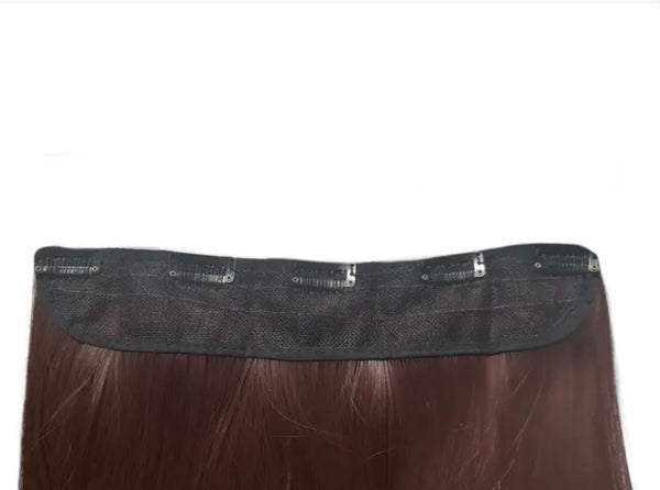 Straight 5 Clip Human Mixed Hair Extension