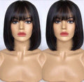 Short Bob Straight Human Hair Wig